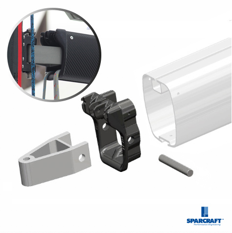 LOW FRICTION FRONT BOOM ENDS – F220 FOR STANDARD MAST AND FURLING MAST TYPE 12